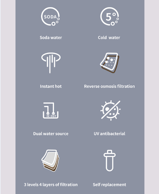 Countertop Soda RO Water Purifier